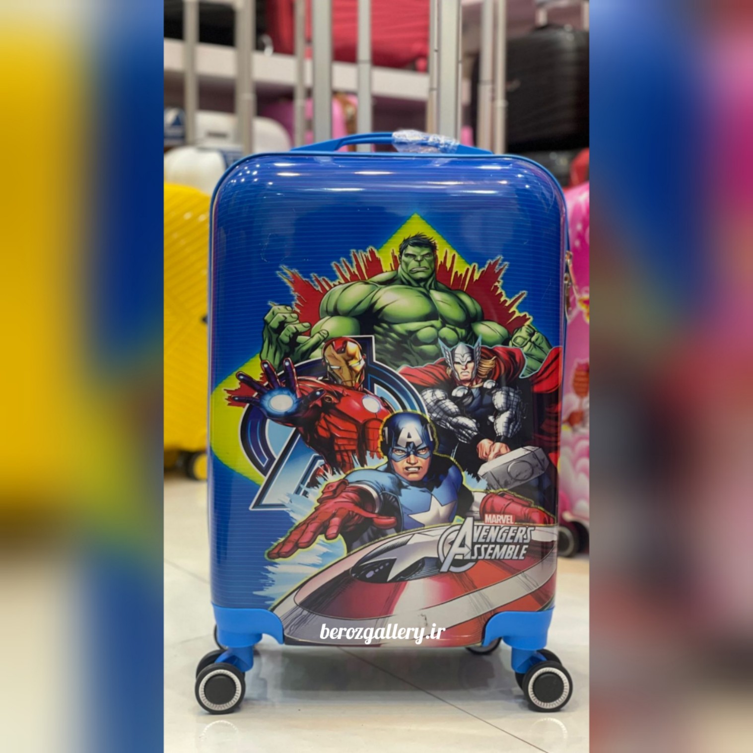 چمدان بچگانه فایبر سایز 20 اینچ - تصویر 9