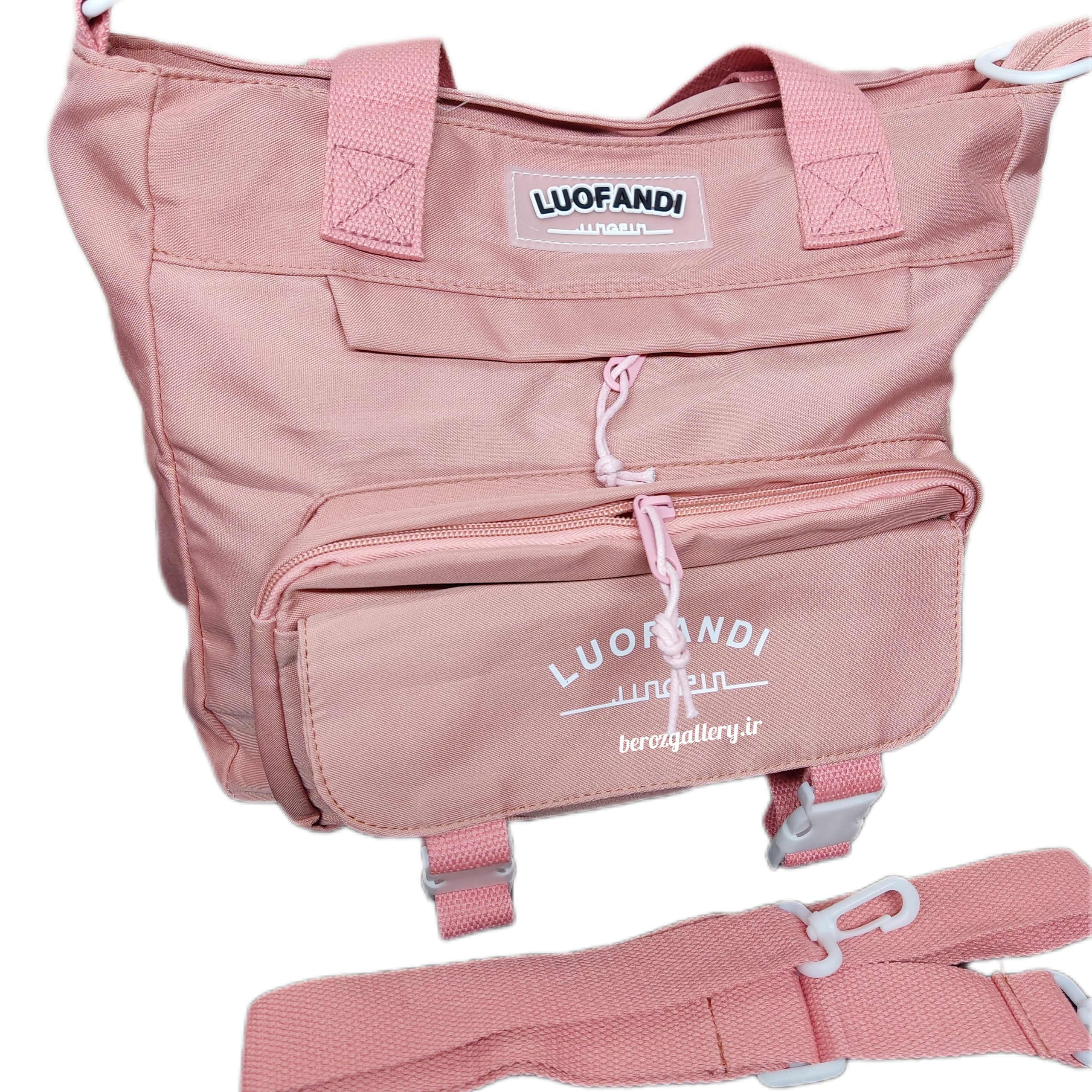 کوله پشتی دو تکه کیف مدرسه خارجی وارداتی مارک LUOFANDI کوله پشتی و کیف اردو - تصویر 5
