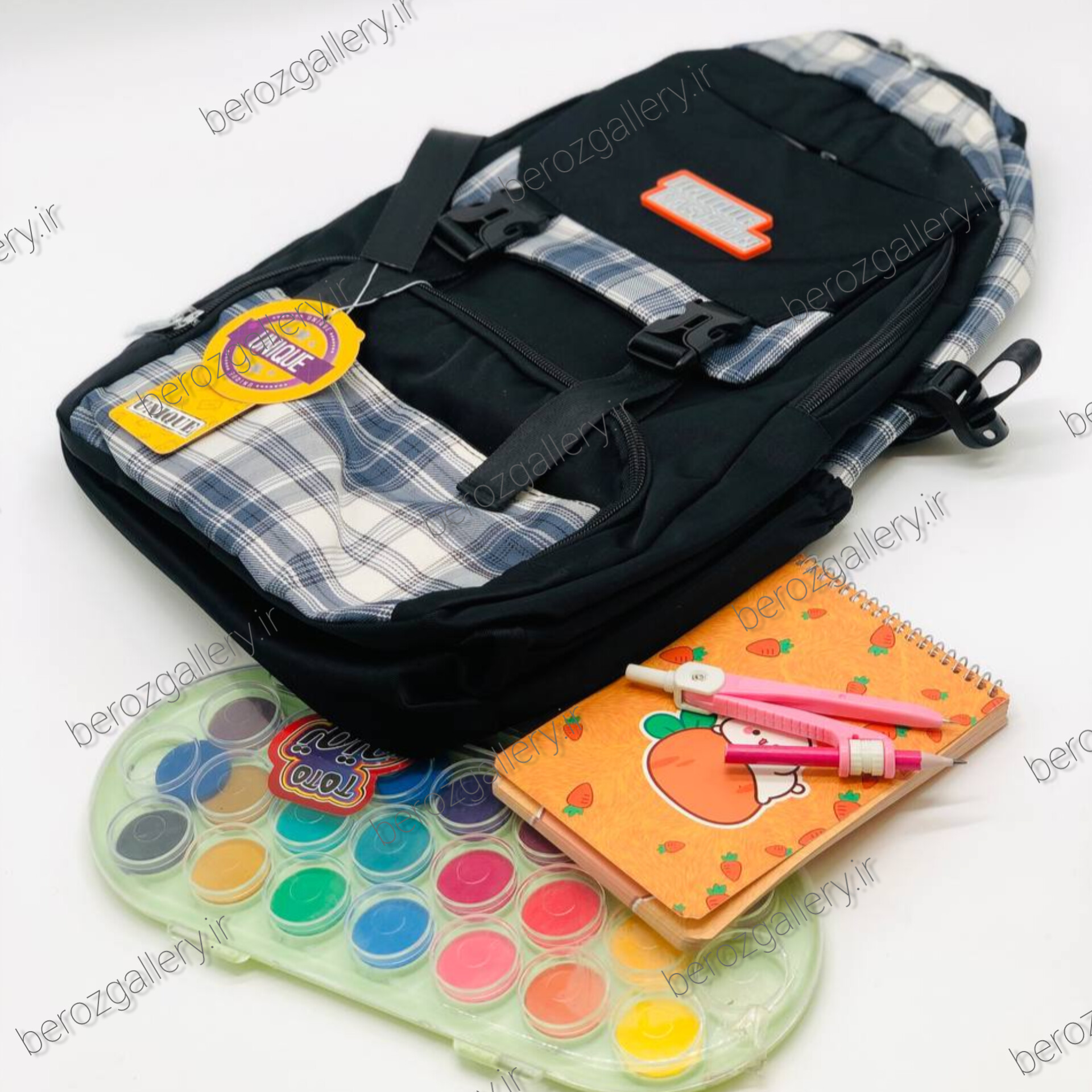 کوله پشتی طرح پیچازی کیف مدرسه - تصویر 6