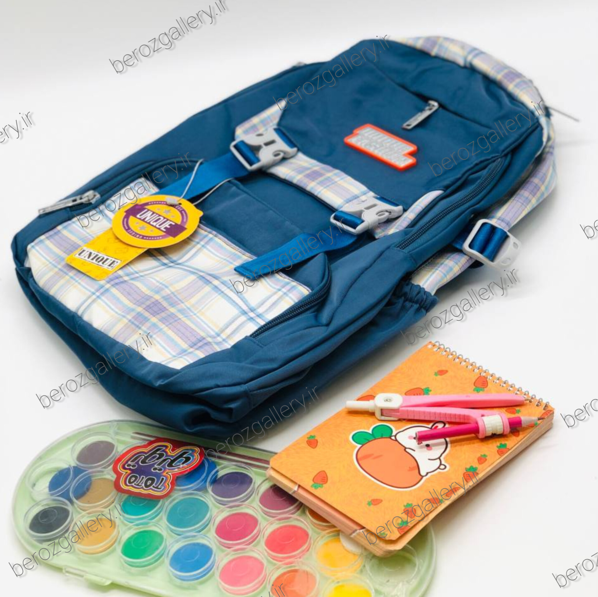 کوله پشتی طرح پیچازی کیف مدرسه - تصویر 5