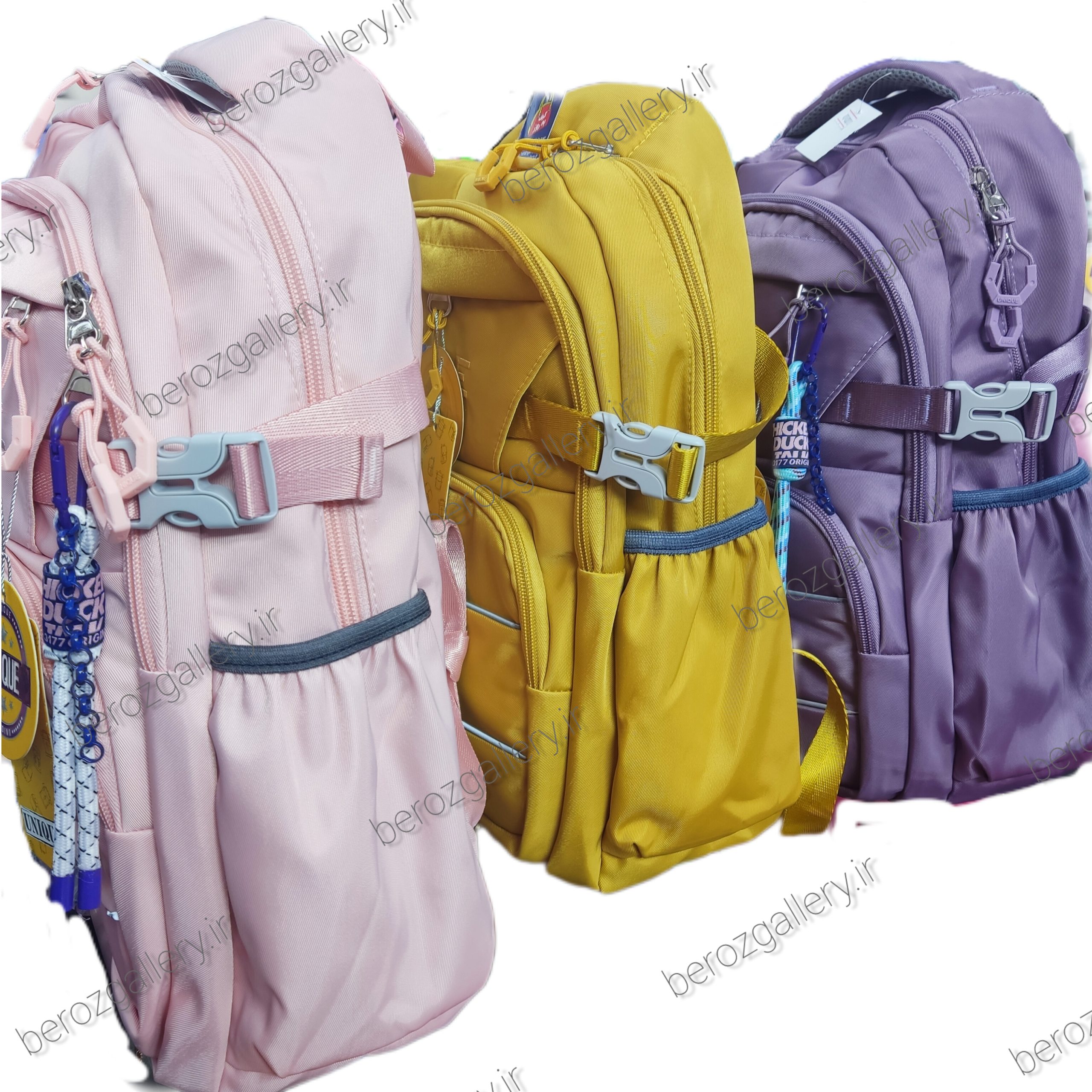 کوله پشتی برند یونیک کیف مدرسه شبرنگ - تصویر 6