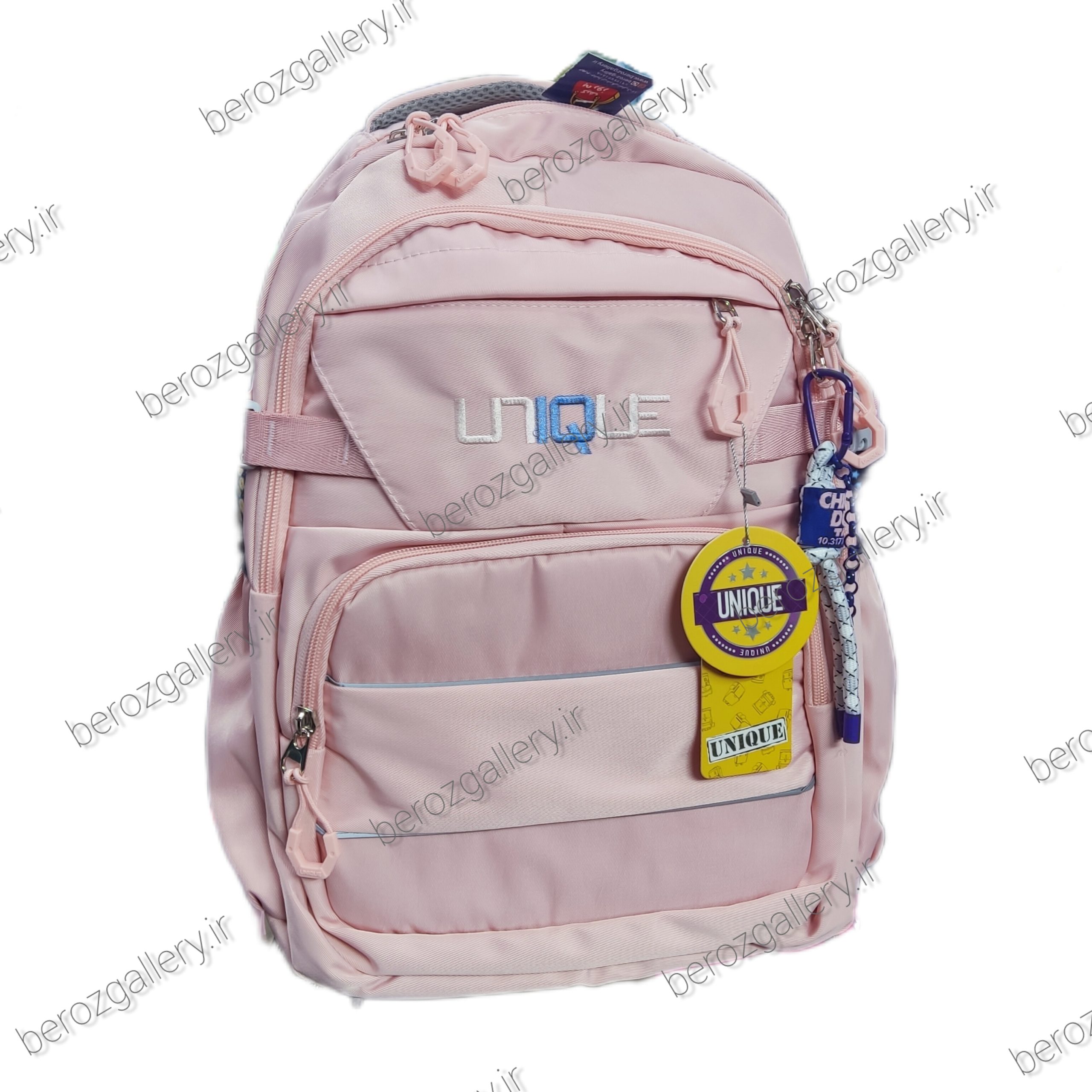 کوله پشتی برند یونیک کیف مدرسه شبرنگ - تصویر 4