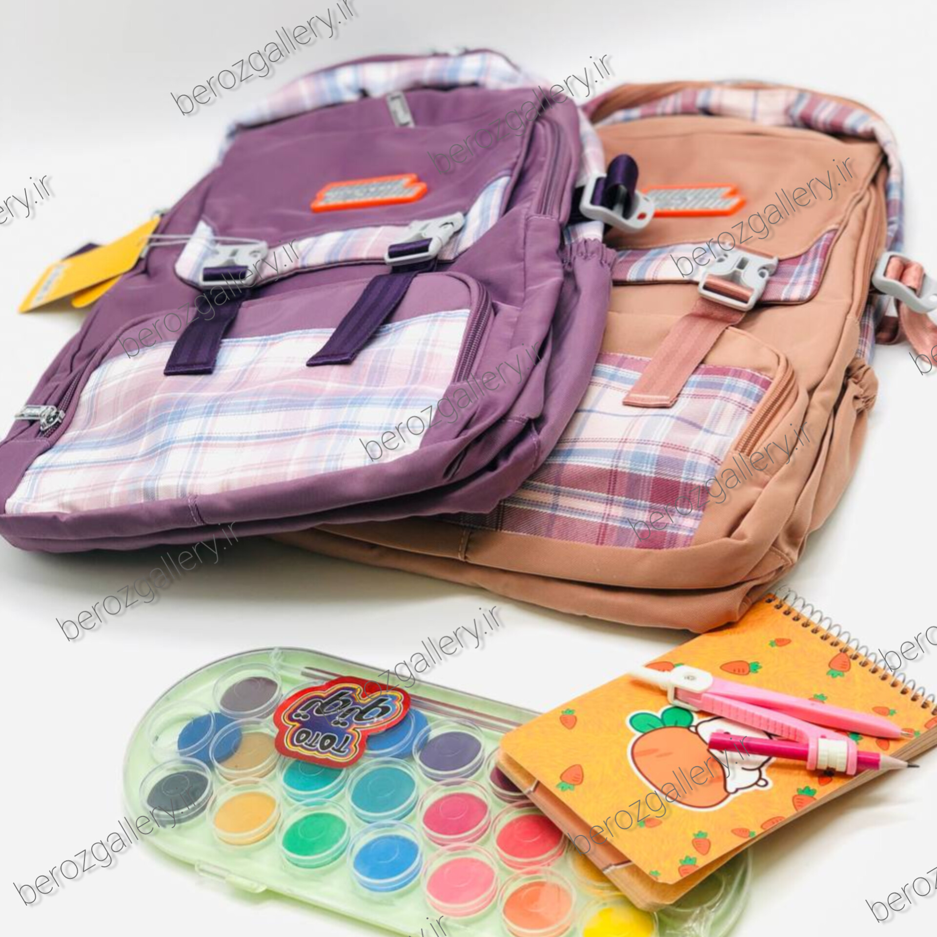 کوله پشتی طرح پیچازی کیف مدرسه - تصویر 3