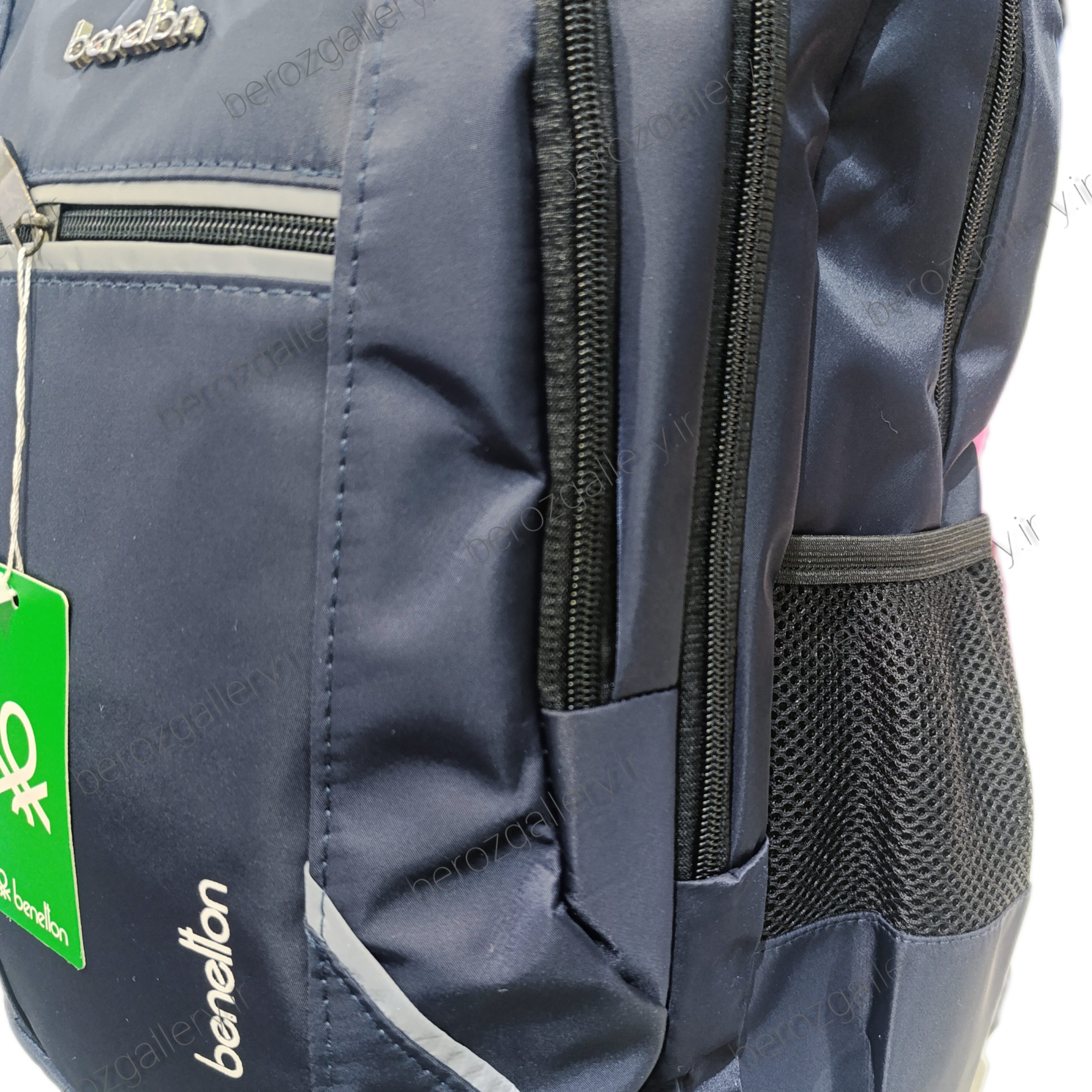 کوله پشتی benelton شبرنگ دار دبیرستانی دانشگاهی - تصویر 7