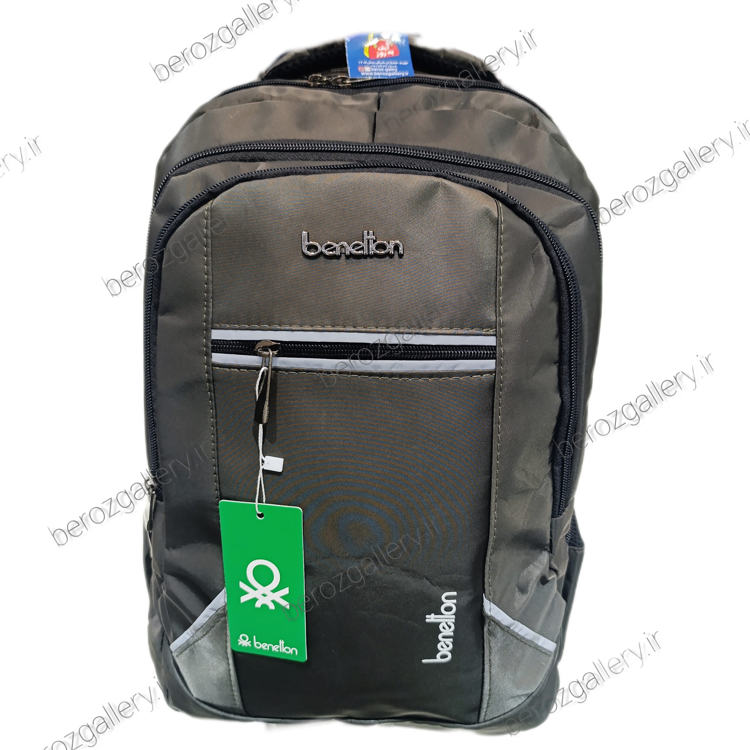 کوله پشتی benelton شبرنگ دار دبیرستانی دانشگاهی - تصویر 4