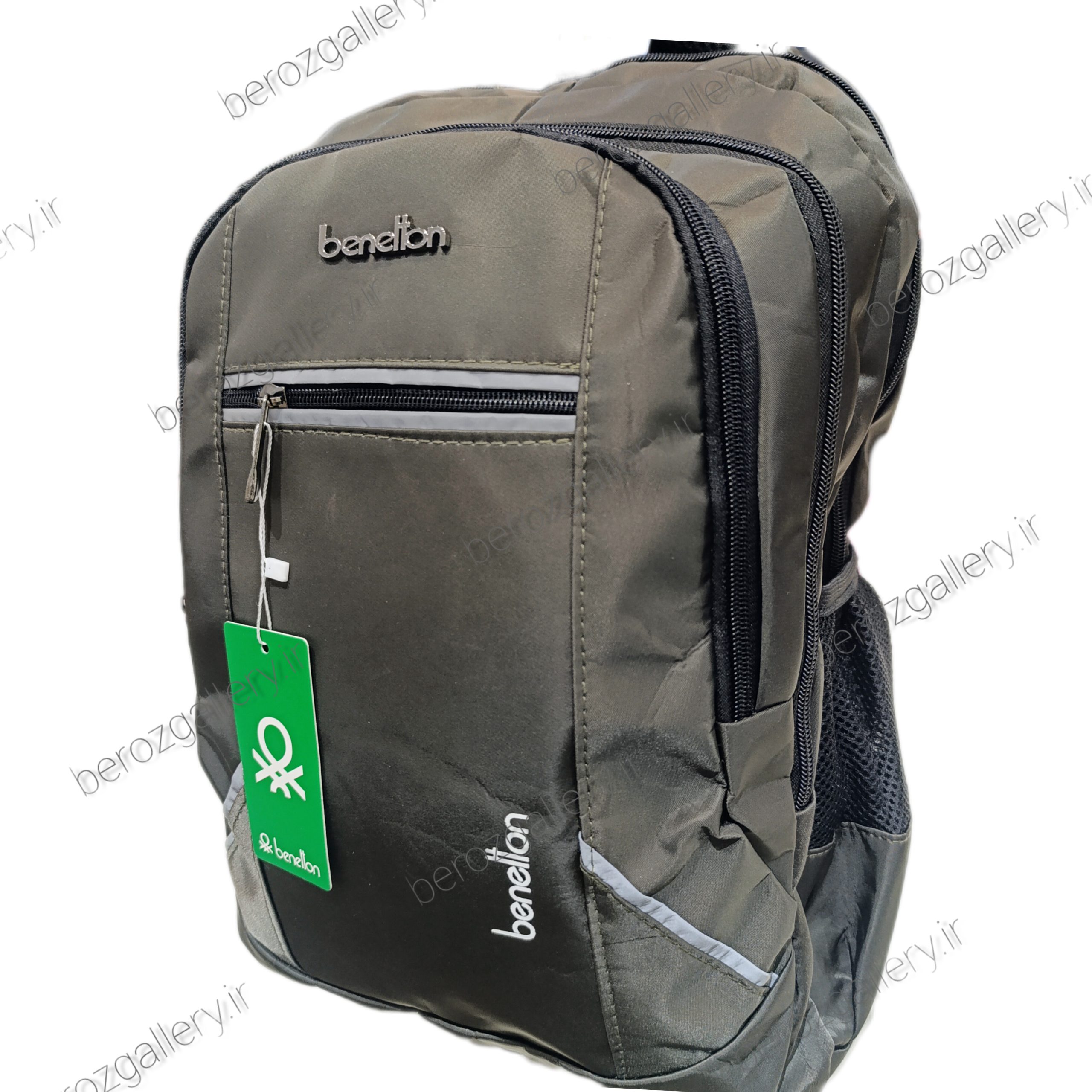 کوله پشتی benelton شبرنگ دار دبیرستانی دانشگاهی - تصویر 3