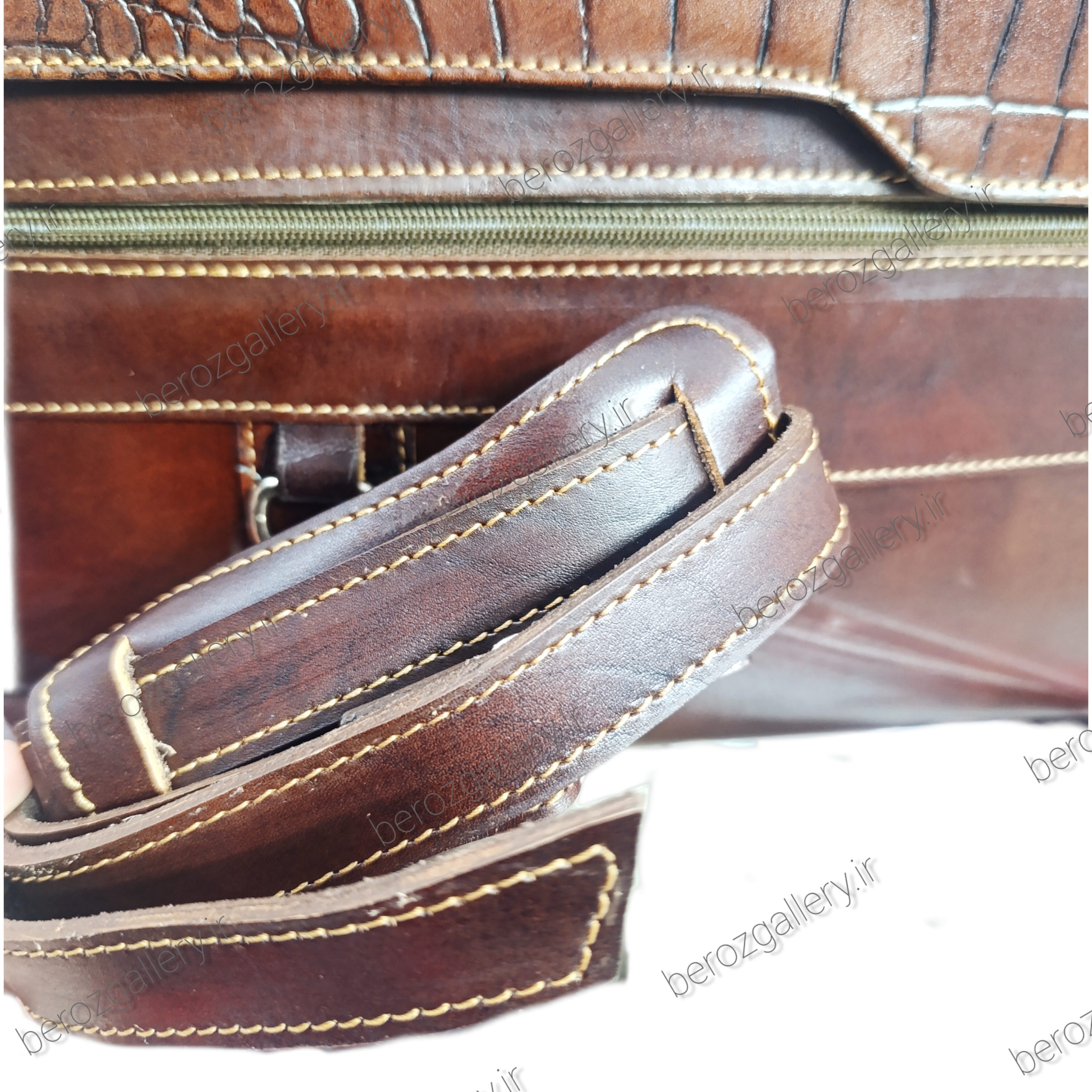 کیف اداری چرم طبیعی اسپرت زنانه و مردانه - تصویر 6