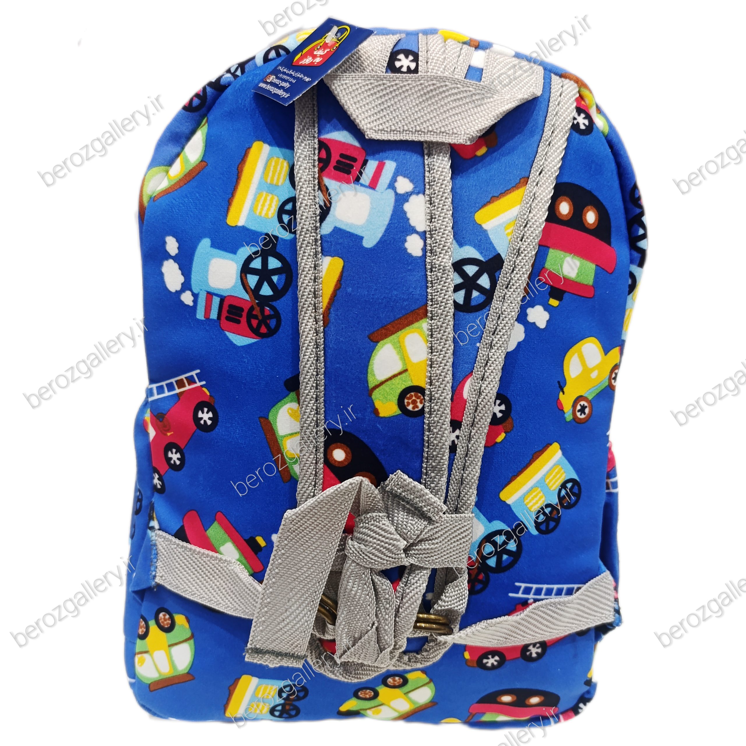 کوله پشتی کودکستانی یوتاب مدل مهرتاب طرح ماشینی - تصویر 3